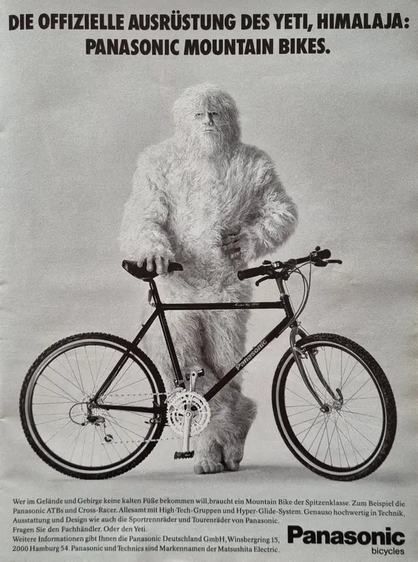 Panasonic Yeti Ad aus Bike 2 1989.webp