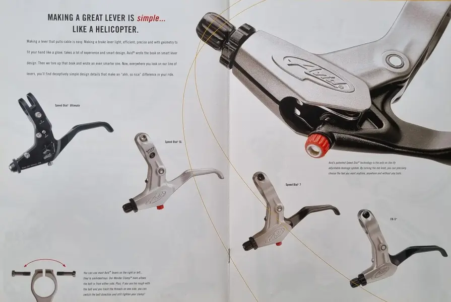 Avid Speed Dial Brake Ultimate Levers - | CNC Lever – silver 0