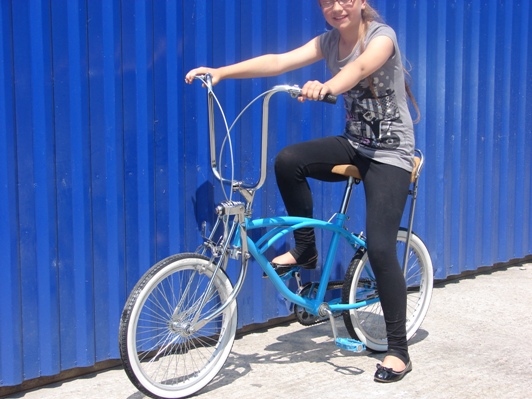 bubbles riding her lowrider...JPG