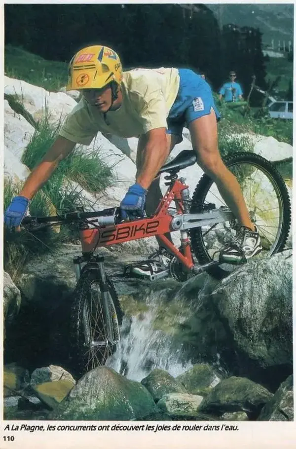 SBike Fully beim Trial aus VTT Mag Sep 1992.webp