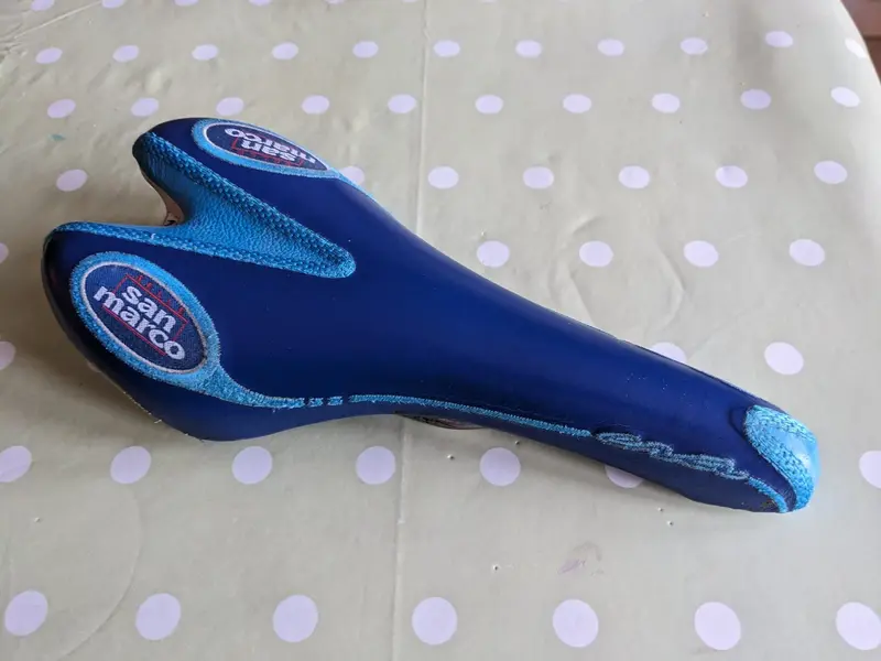 Selle De Vélo De Course Vintage San Marco Era K Titanium - New Old Stock, état Neuf