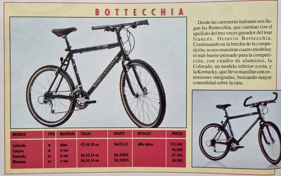 Bottecchia Portfolio aus Catalogo Solo Bici 1992.webp