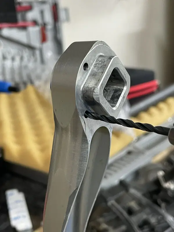 Middleburn RS-3 spider thread repair - drilling