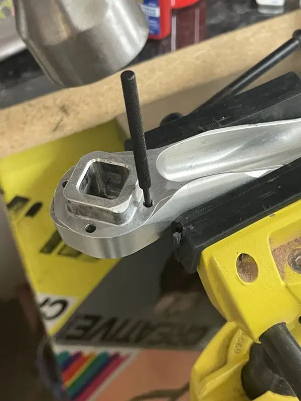 Middleburn RS-3 spider thread repair - punch