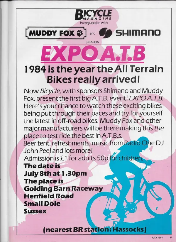 Bicycle July 1984 EXPO ATB advert web.webp