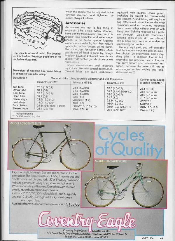 Bicycle July 1984 pg 43 Rob Van der Plas All Terrain Action.webp