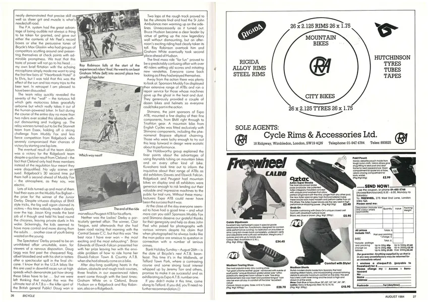 Bicycle August 1984 pg 26-27 EXPO ATB Sussex.webp