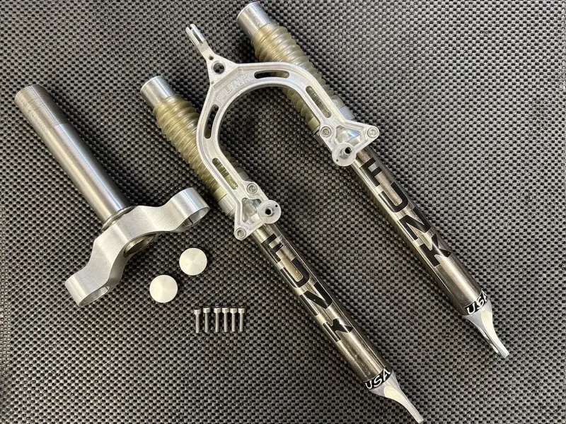 Funk Suspension Fork nickel plated Elastomer Set by Falko Schlötel Germany 03.jpeg