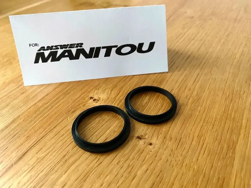 Wiper dust seals for 1992 to 1996 Answer Manitou suspension forks 01.webp