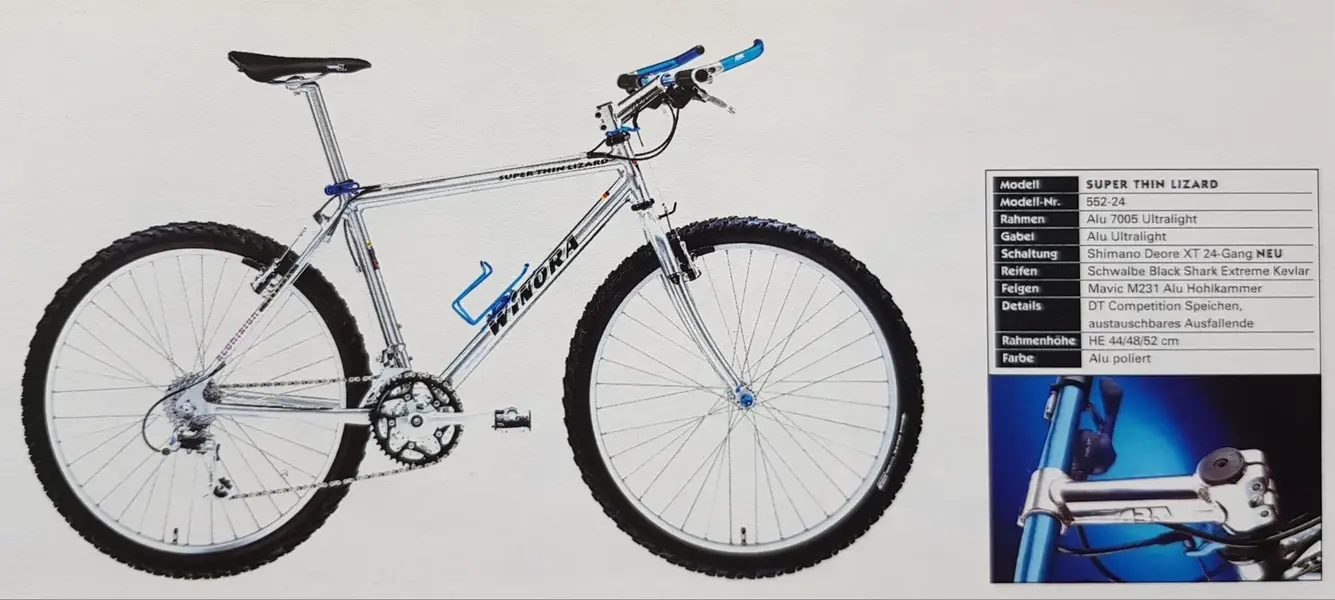 1994 Winora Thin Lizard Retrobike