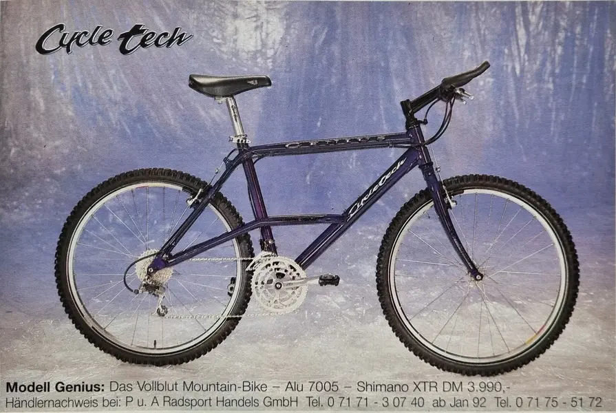 Cycletech Genius Ad aus Bike 6 1992.webp