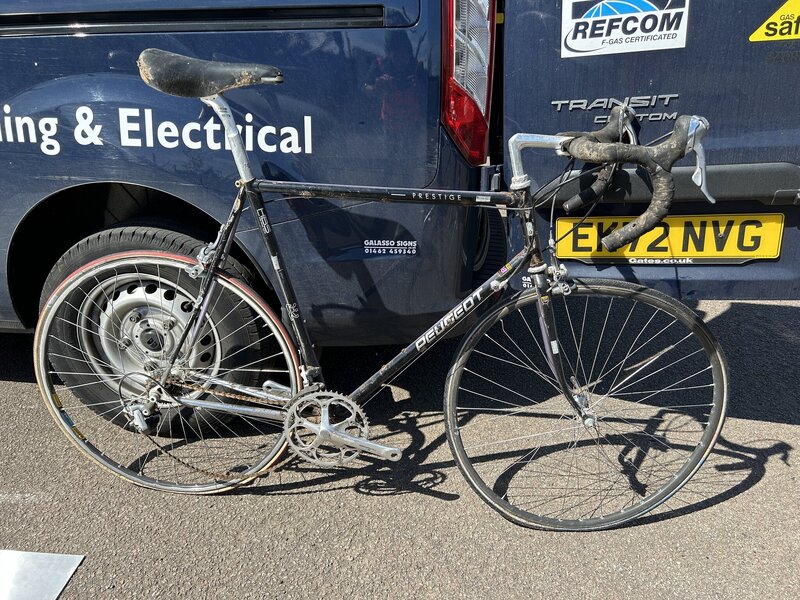 From a wrecked Peugeot to a refurbed Richards.. | Retrobike