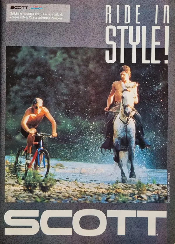 Scott Ride in Style Ad aus Bicisport Guia 1991.webp