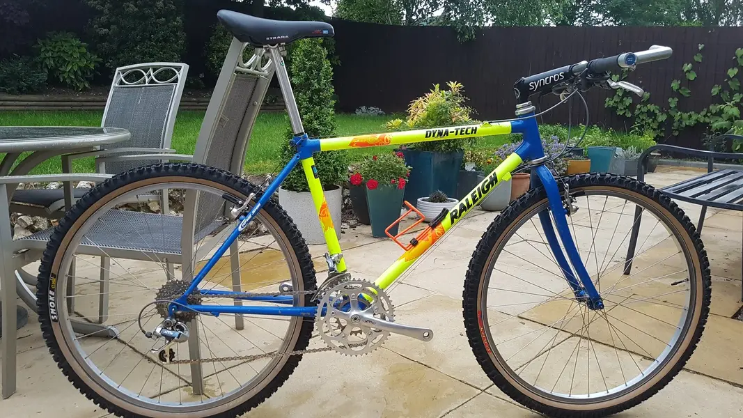 1993 team raleigh dyna tech x grundig world.cup team bike | Retrobike