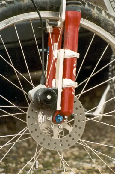 Bombproof D-2 Team bike Judy DH Sachs powerdiscBullet Bros chain device and Kore 2.jpg