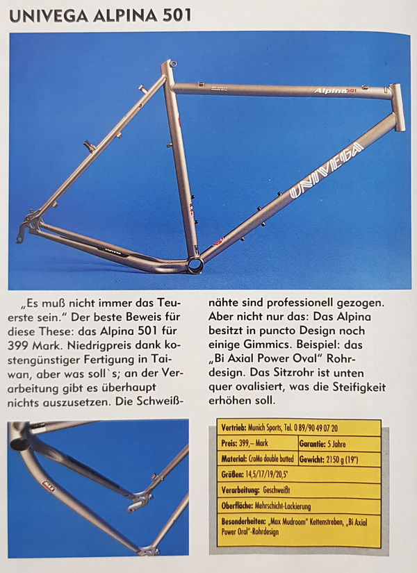 Univega Kurztest aus Bike 1995.webp