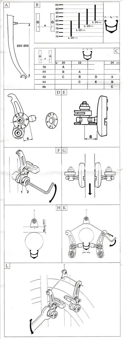 Campagnolo Record O.R Cantilever Manual - Diagram.webp