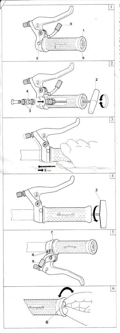 Campagnolo Record O.R Bullet Shifter Manual - Diagram.webp