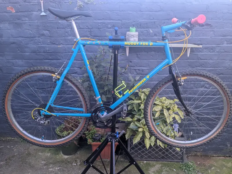 For Sale - Muddy Fox Pathfinder 1990 blue | Retrobike