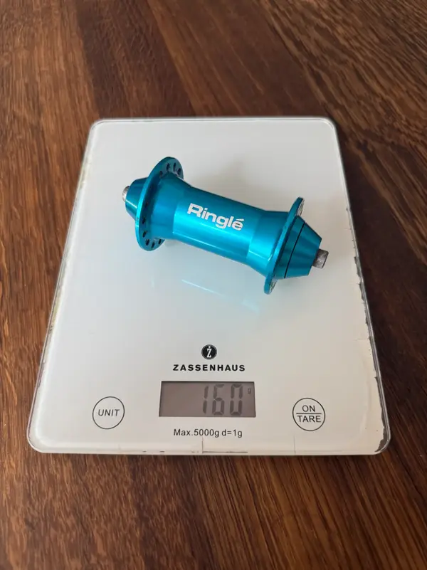 Ringle Super Bubba Front Hub - Turquoise 32H.webp