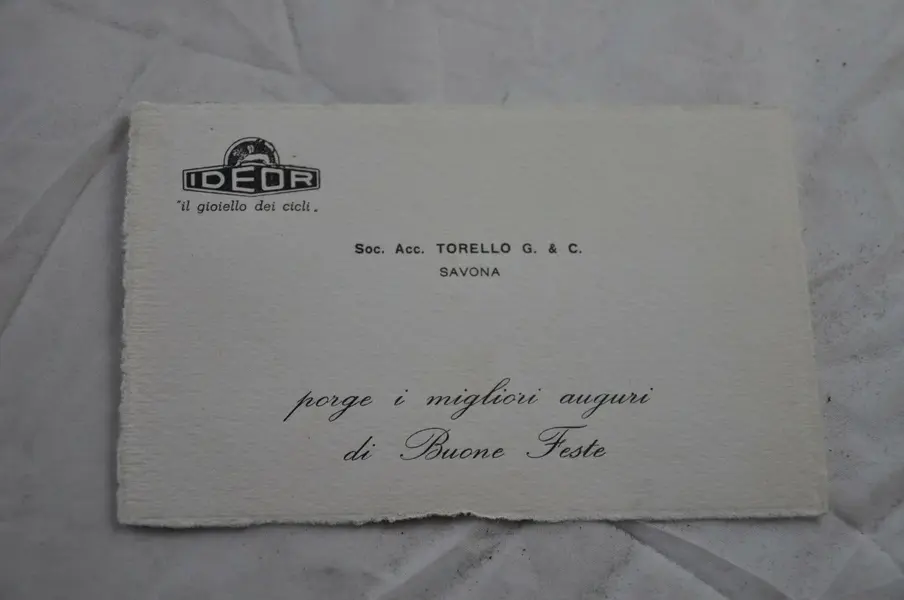 Ideor business card of 1940  .webp