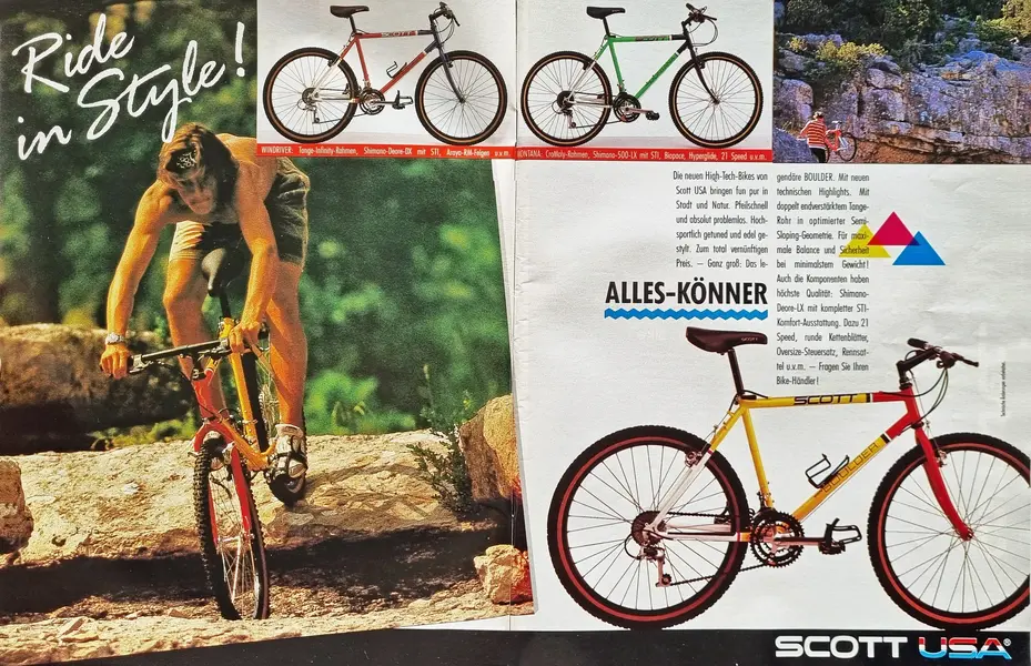 Scott Alles-Könner Ad aus Bike 3 1991.webp
