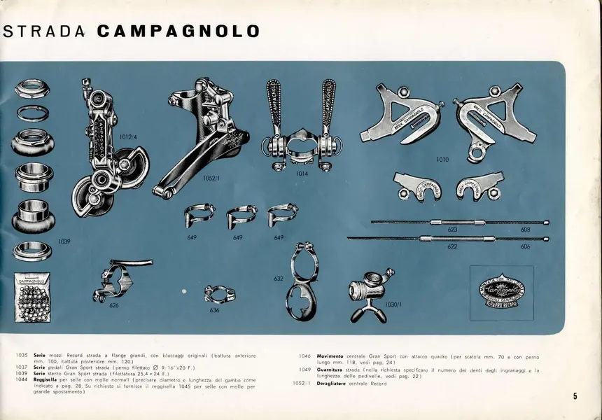 Campagnolo Catalogue Nr. 14 of 1960, Gran Sport headset .webp Campagnolo Catalogue Nr. 14 of 1960, Gran Sport headset .webp