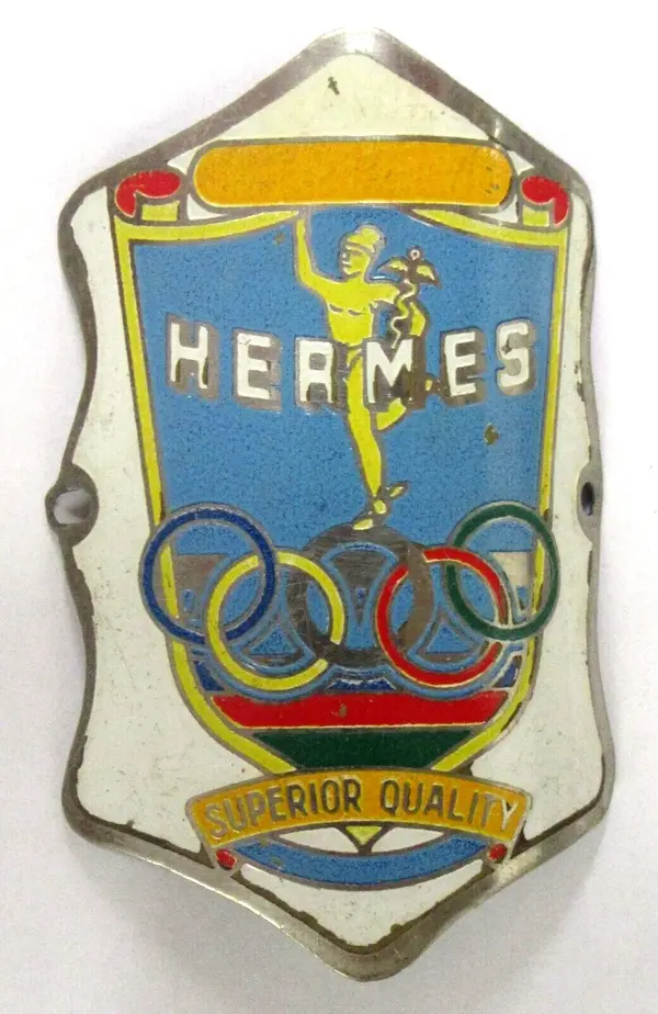 Hermes of Italy head emblem .webp