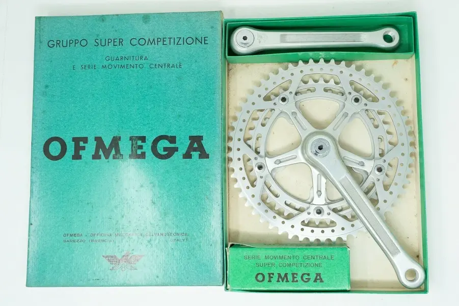 OFMEGA Super Competizione triple chainset, boxed .webp