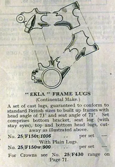 EKLA lug set, catalogue listing .webp