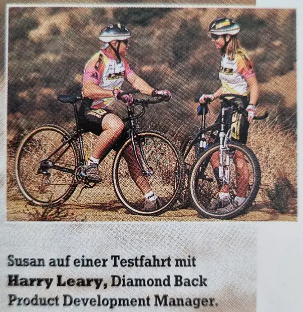 Diamond Back Overdrive Harry Leary Susan de Mattei Ad 1992.webp
