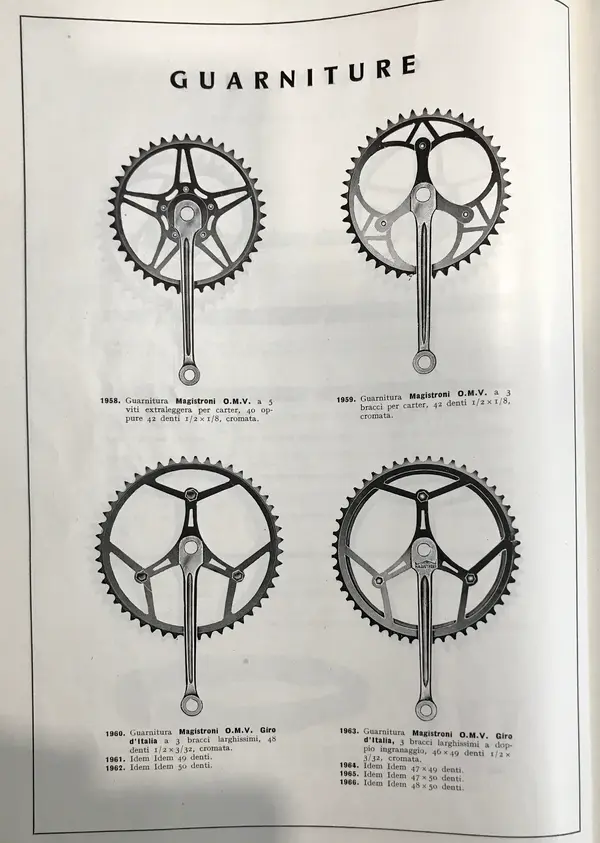 Magistroni chainsets, Bozzi catalogue of 1950 .webp