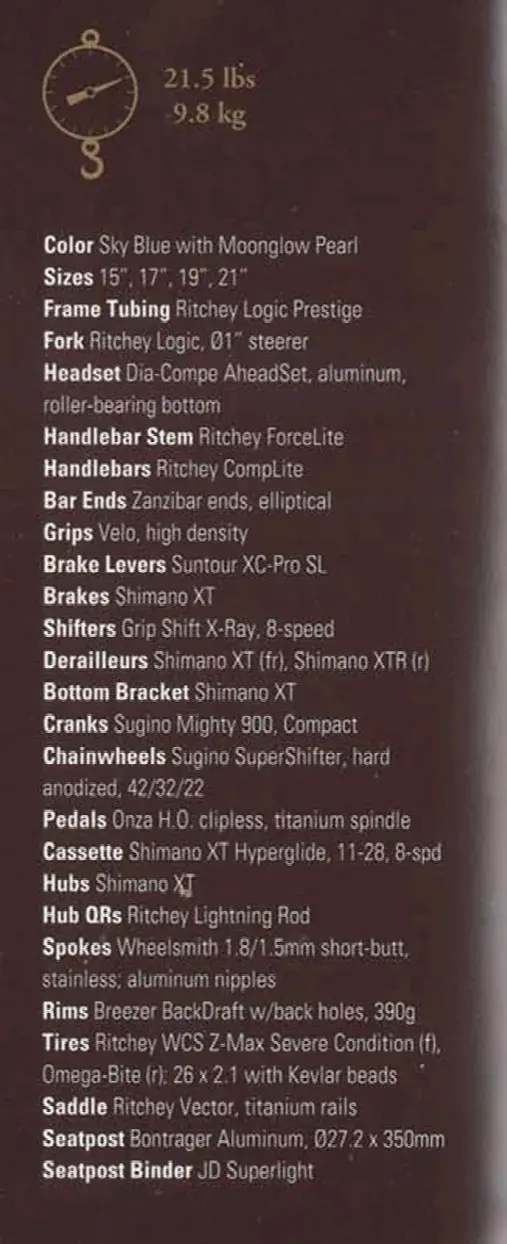 1995 Breezer Lightning parts.webp