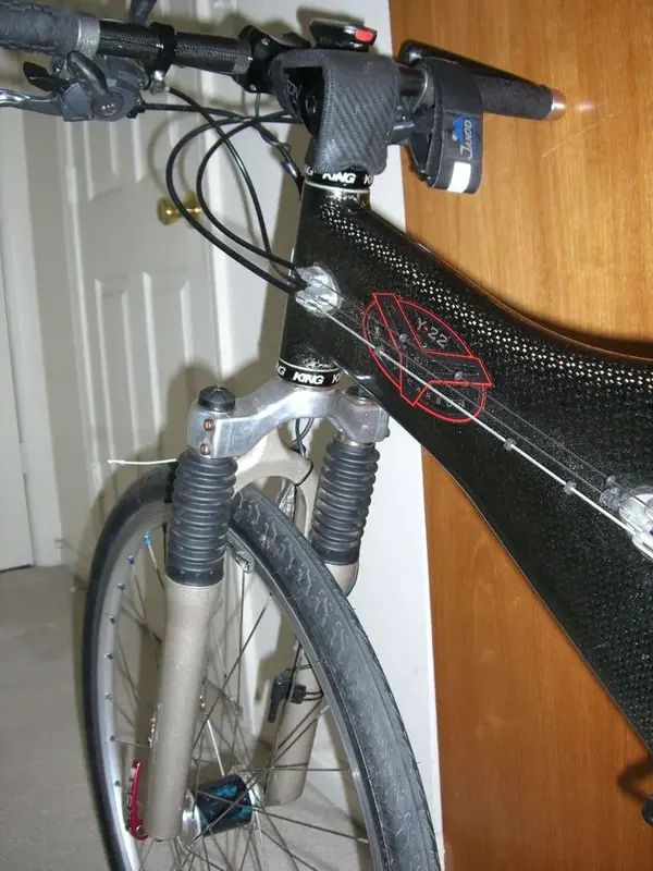 1996 Trek Y 22 nude before & after | Retrobike