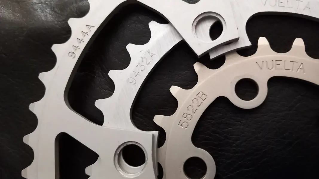 For Sale - Avitar chainring set Nos 94 bcd Silver Reduced | Retrobike