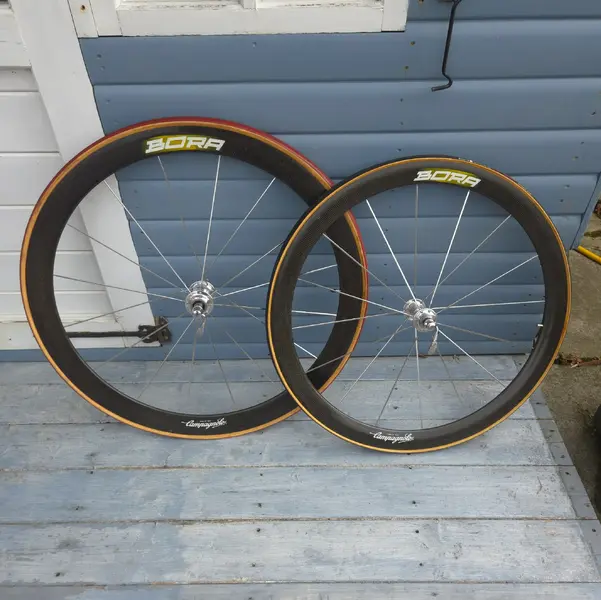 For Sale - MINT Campagnolo Bora 1st Gen Carbon TT Wheelset 650c