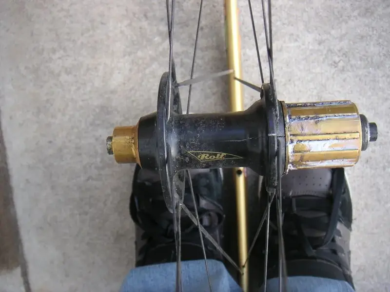 パーツ Rolf Vector Rolf Vector Rear Wheel 700c 130 mm Vintage Aero Rim Hub 8s