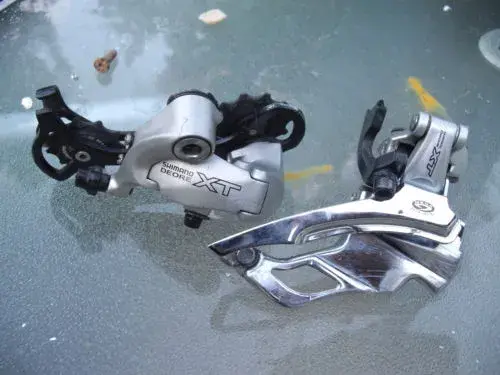 Shimano Deore Xt 750 front and rear 
