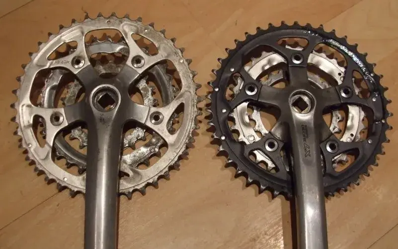 Sugino and Shimano chainring bolt patterns.webp