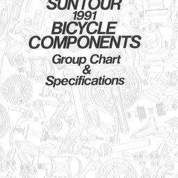 1991 Suntour Bicycle Components Catalogue