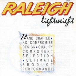 1989 Raleigh Lightweight Catalogue