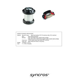 1998 Syncros Headset Manual & Specs