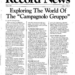 1983 Campagnolo Record News Vol 1 No 4
