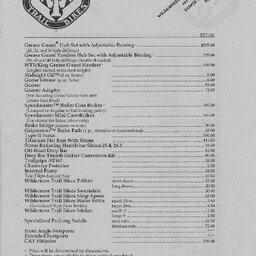 1992 WTB Price List JUN