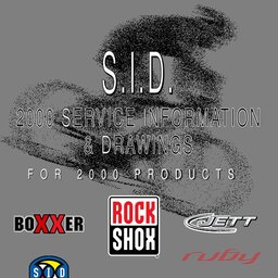 2000 Rock Shox Service Information and Drawings