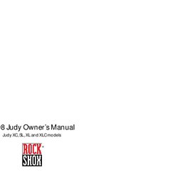 1998 Rock Shox Judy Owners Manual