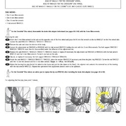 Mavic Crosslink Rear Hub Manuals