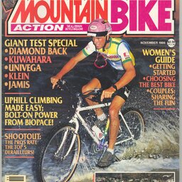 1986.11 Mountain Bike Action Issue #2 Cover
