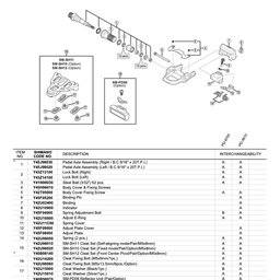 2013 Shimano PD-5700 Pedal (SPD-SL) Exploded View