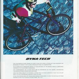 1991 Raleigh Dyna Tech Advert